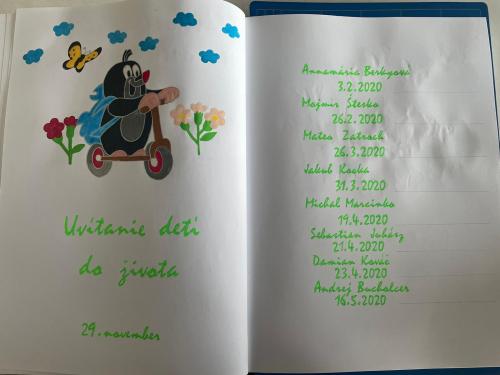Slávnostné uvítanie detí