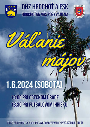 plagát  Váľanie májov