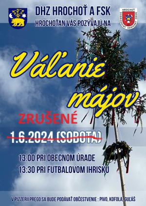 plagát  Váľanie májov